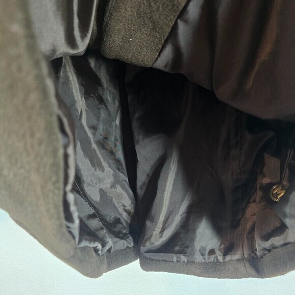 Bob Mackie Wearable Art Fleece Coat Jacket Women 1X Geometric Embroidered Brown - Picture 8 of 10